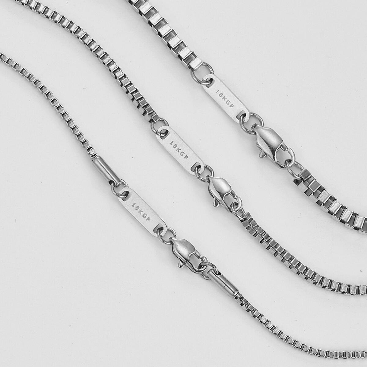 Venezian Box Kette Silber K6367D