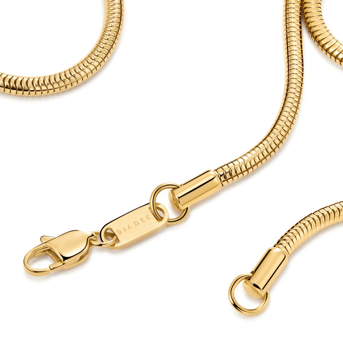 Round Snake Kette Gold K6364D