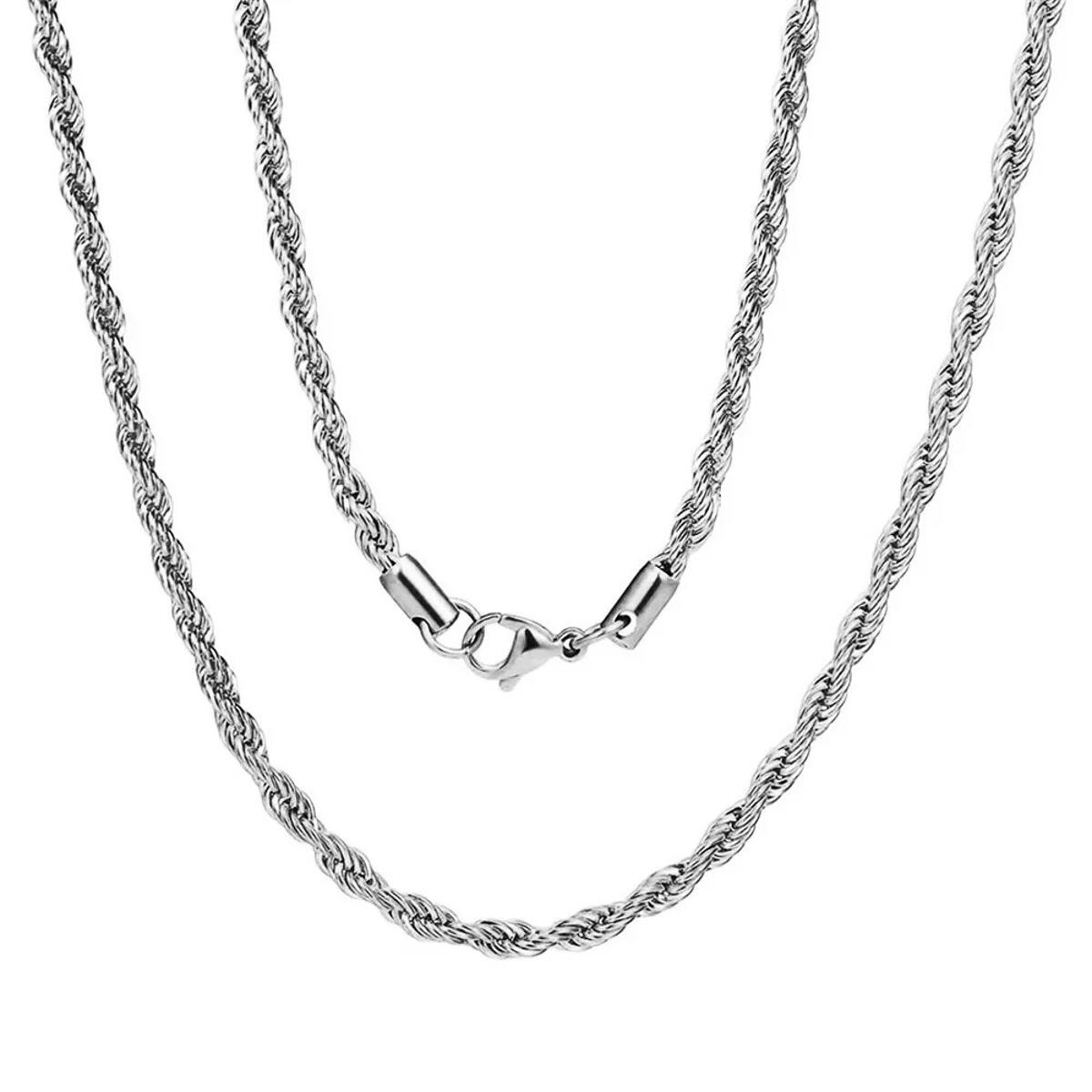 Rope Kordelkette Silber K2879D