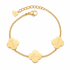 Lucky Blossom Armband Gold