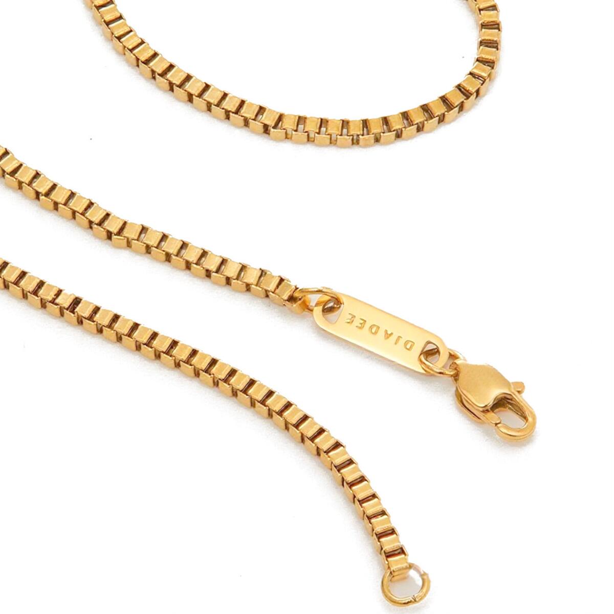 Venezian Box Kette Gold Silber K6367D