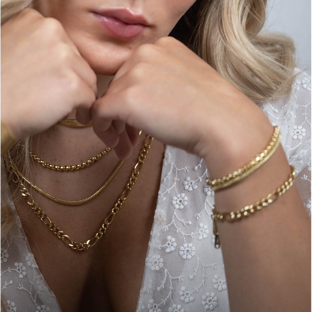 Snake Kette Gold K6072D