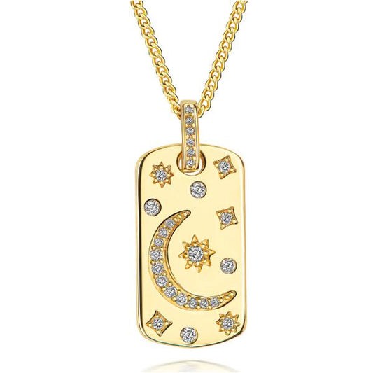 Halbmond Kette Gold K5626D