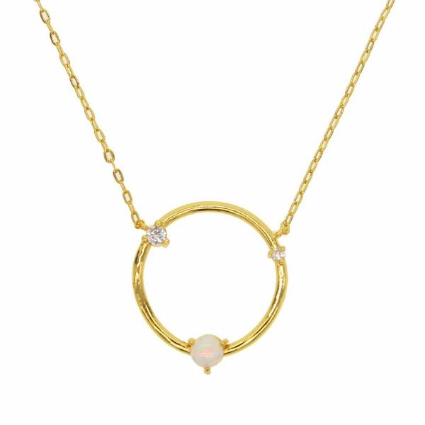 Shining Circle Anhängerkette Gold K5571D