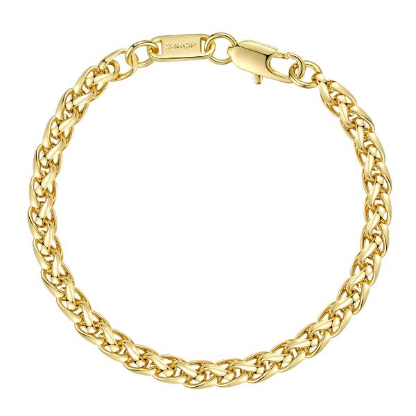 Plait Armband Gold B6048D