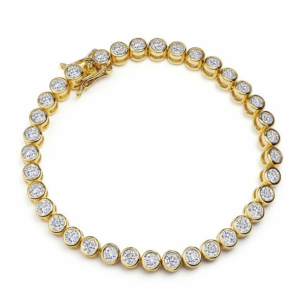 Sparkle Stones Armband Gold B3383D