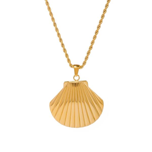 Sea Shell Kette Gold Silber K6286D