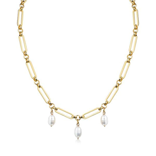 Pearl Trio Kette Gold K6238D