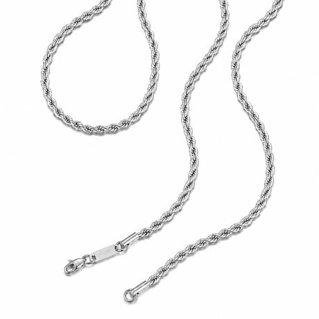 Twisted Rope Kette Gold Silber
