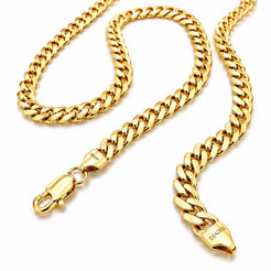 Cuban Statement Kette Gold