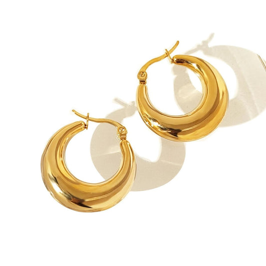 Moon Sea Ohrringe Gold Silber O6289D