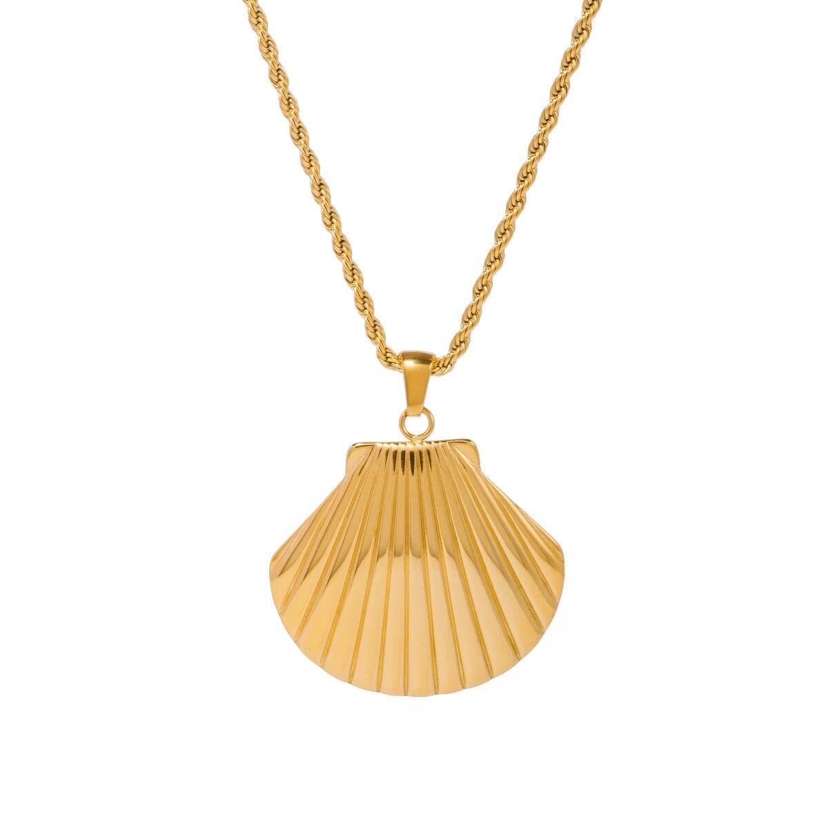 Sea Shell Kette Gold Silber K6286D