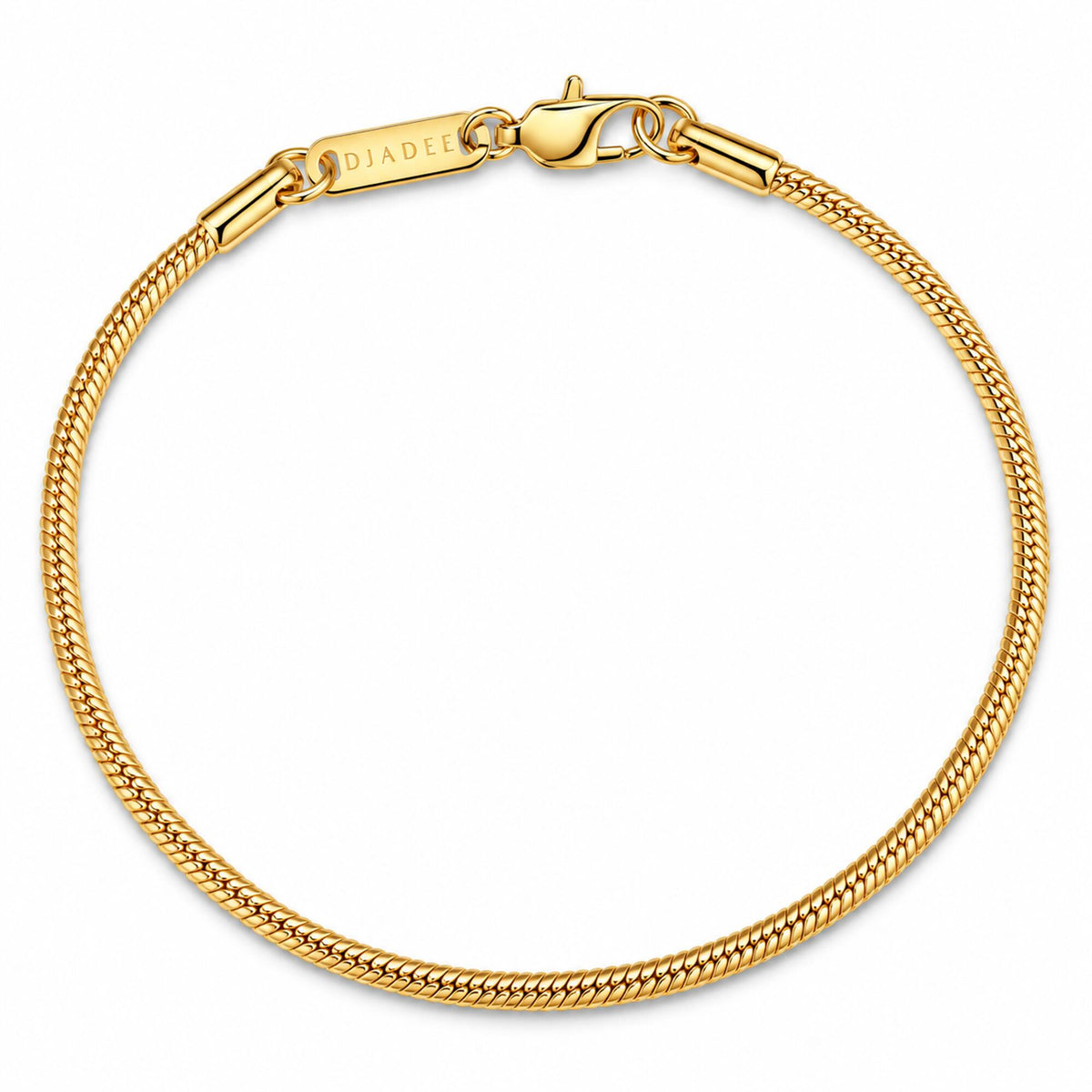 Round Snake Armband Gold