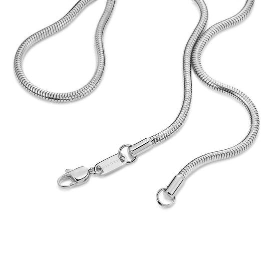 Round Snake Kette Silber K6364D