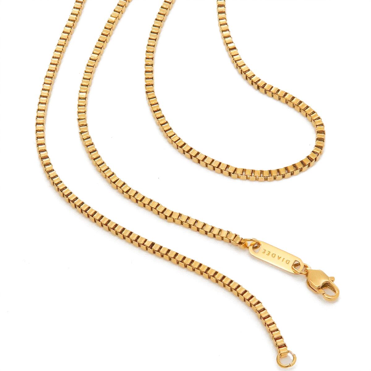 Venezian Box Kette Gold Silber K6367D