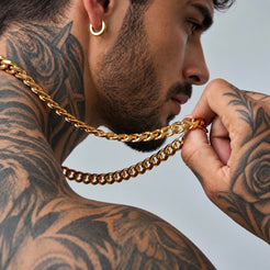 Cuban Statement Kette Gold