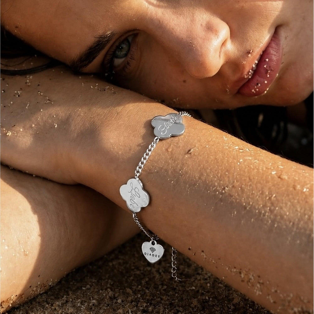 Lucky Blossom Armband Silber
