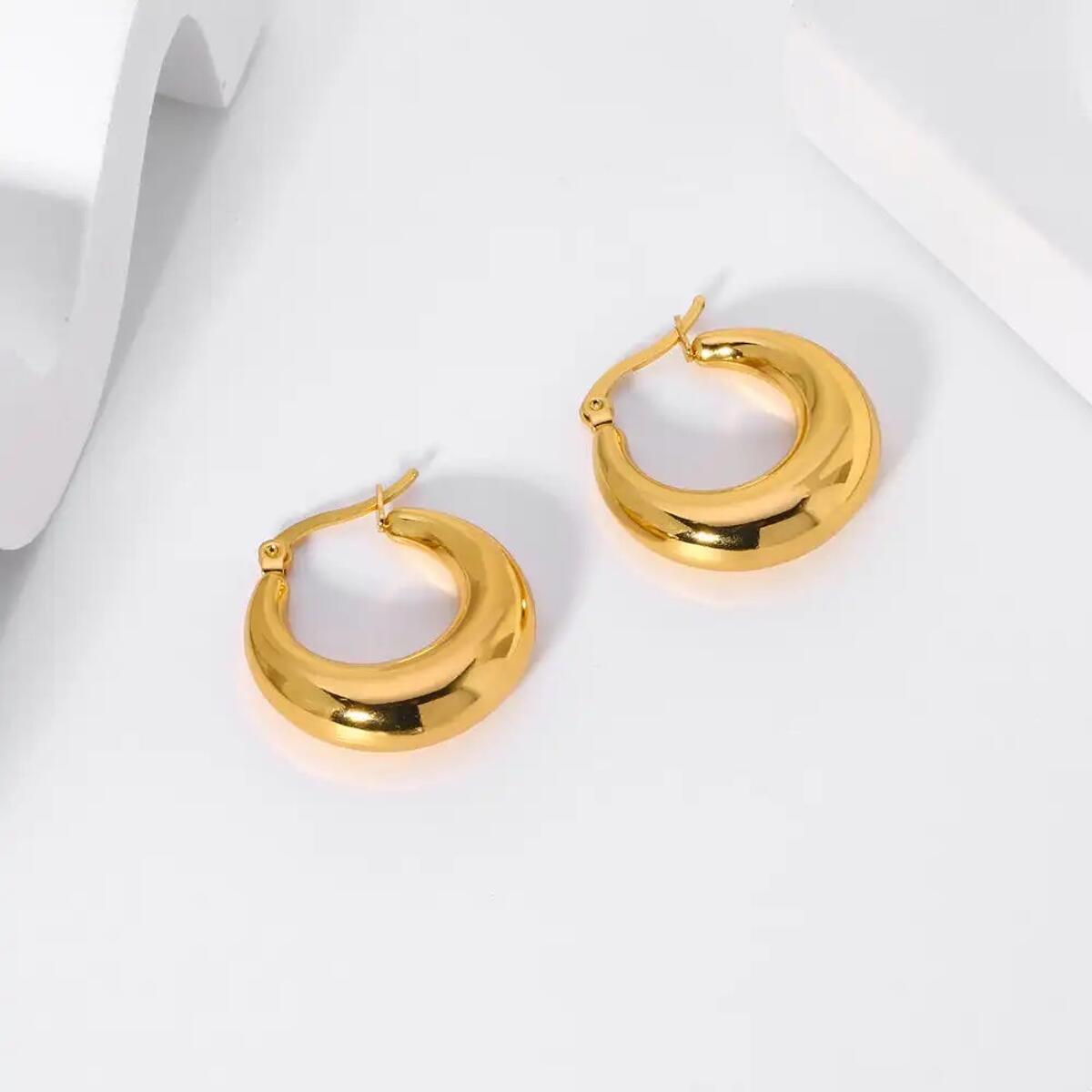 Moon Sea Ohrringe Gold Silber O6289D