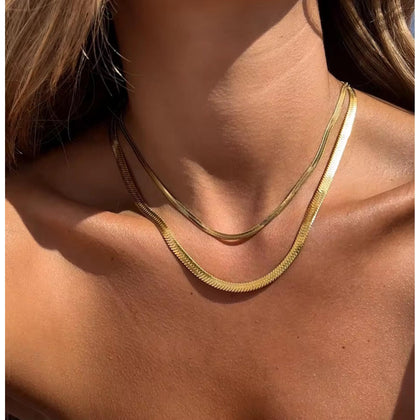Essential Snake Kette Gold