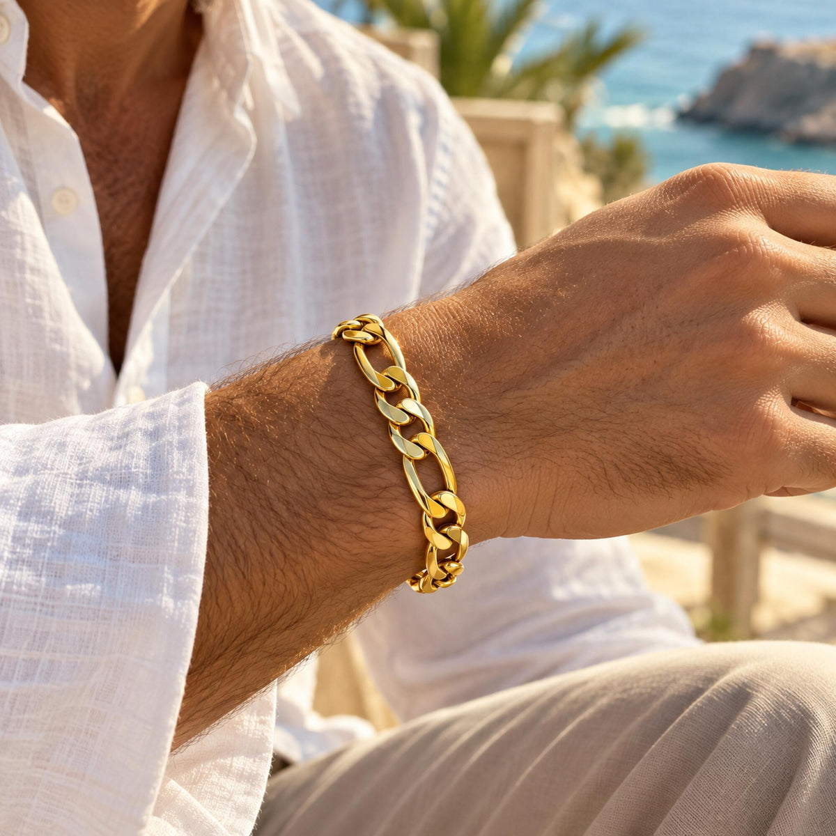 Eterno Figaro Armband Gold