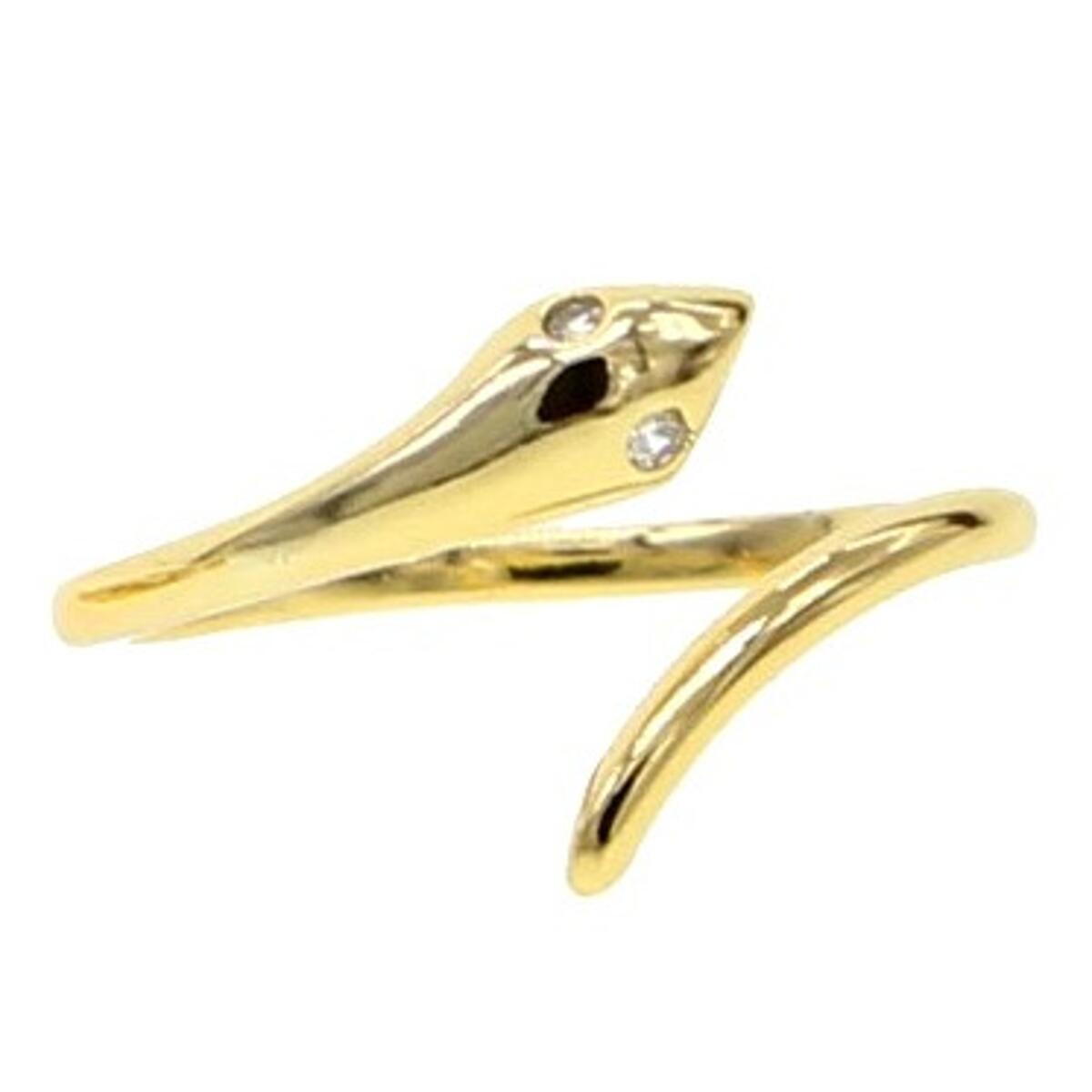 Snake Zirkonia Ring Gold R6011D