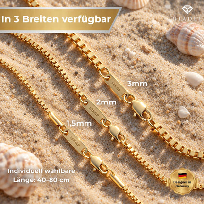 Venezian Box Kette Gold K6367D