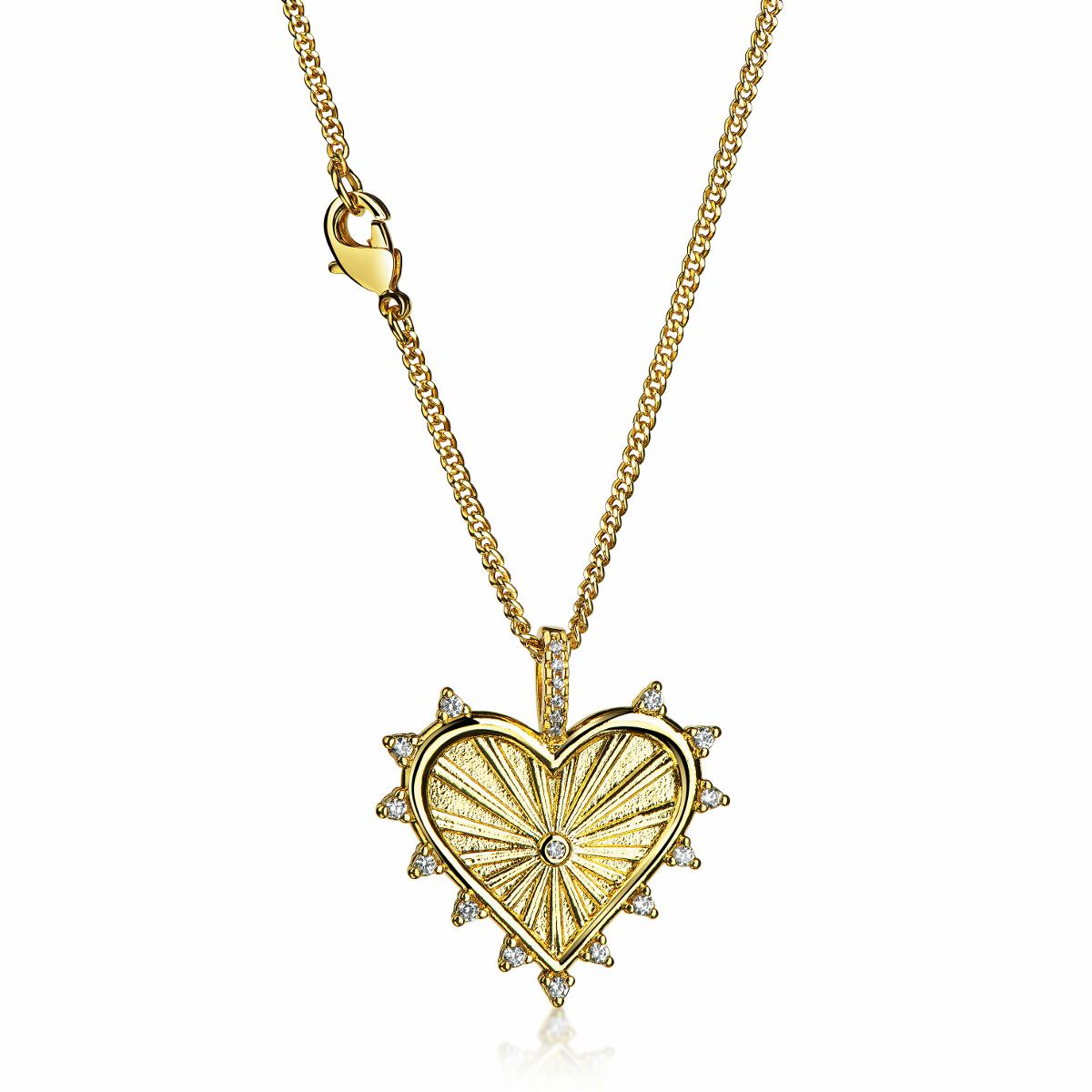 Royalty Heart Kette Gold K3362D