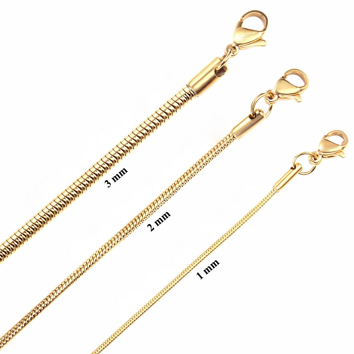 Snake Kette Gold K3281D