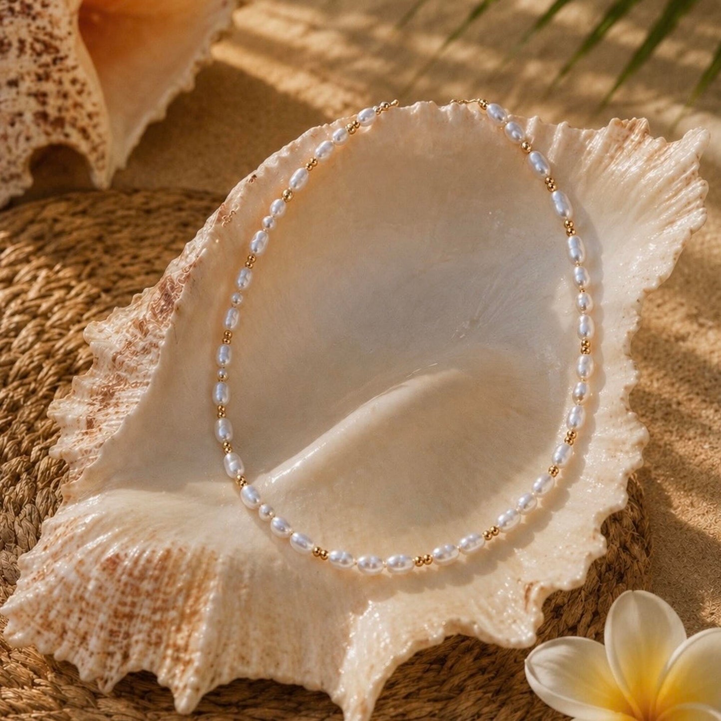 Sea Glow Pearls Kette Gold