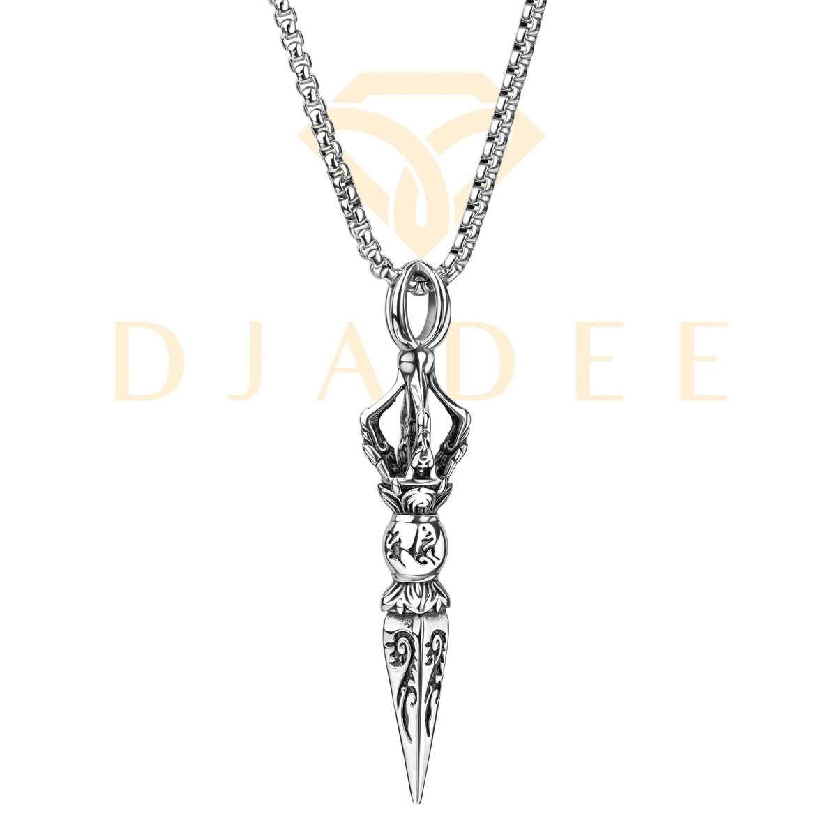 Vajra Dorje Kette Silber K5616D