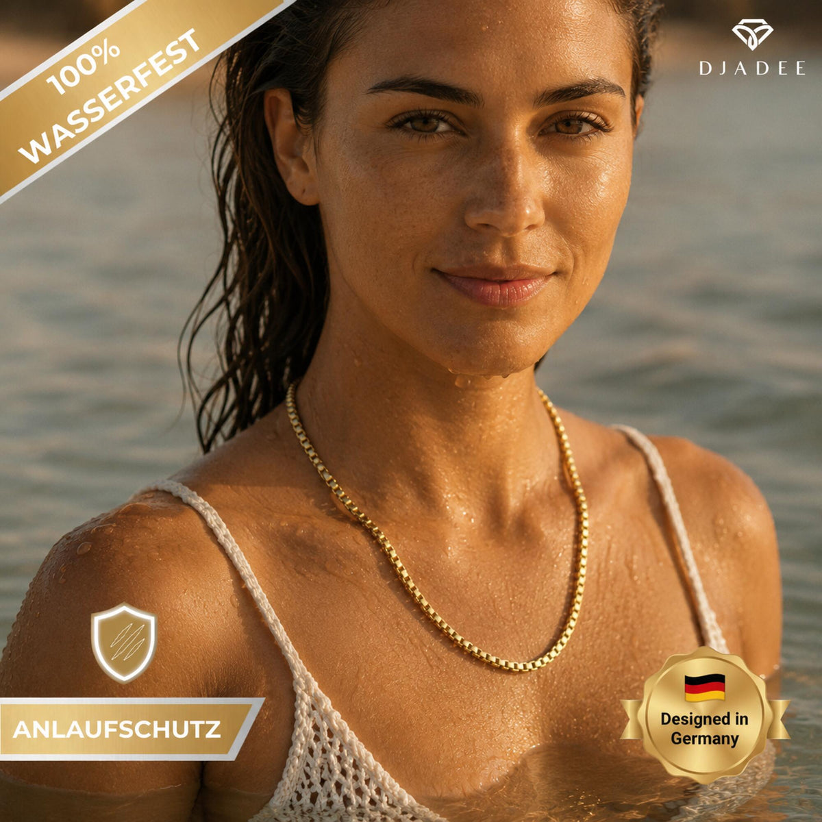 Venezian Box Kette Gold K6367D