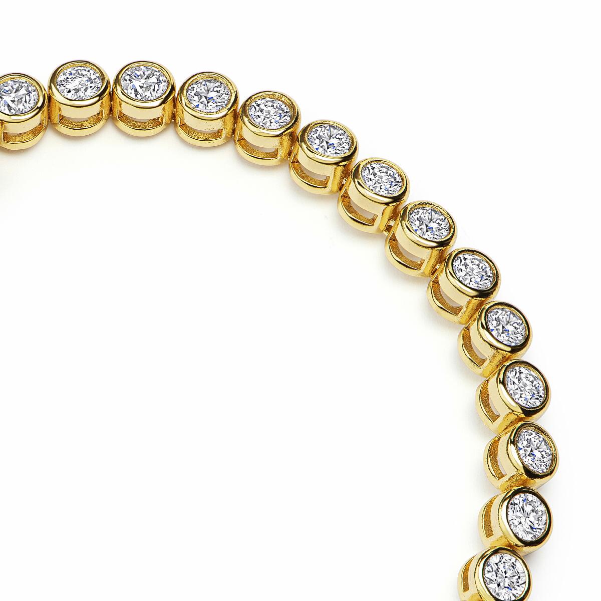 Sparkle Stones Armband Gold B3383D