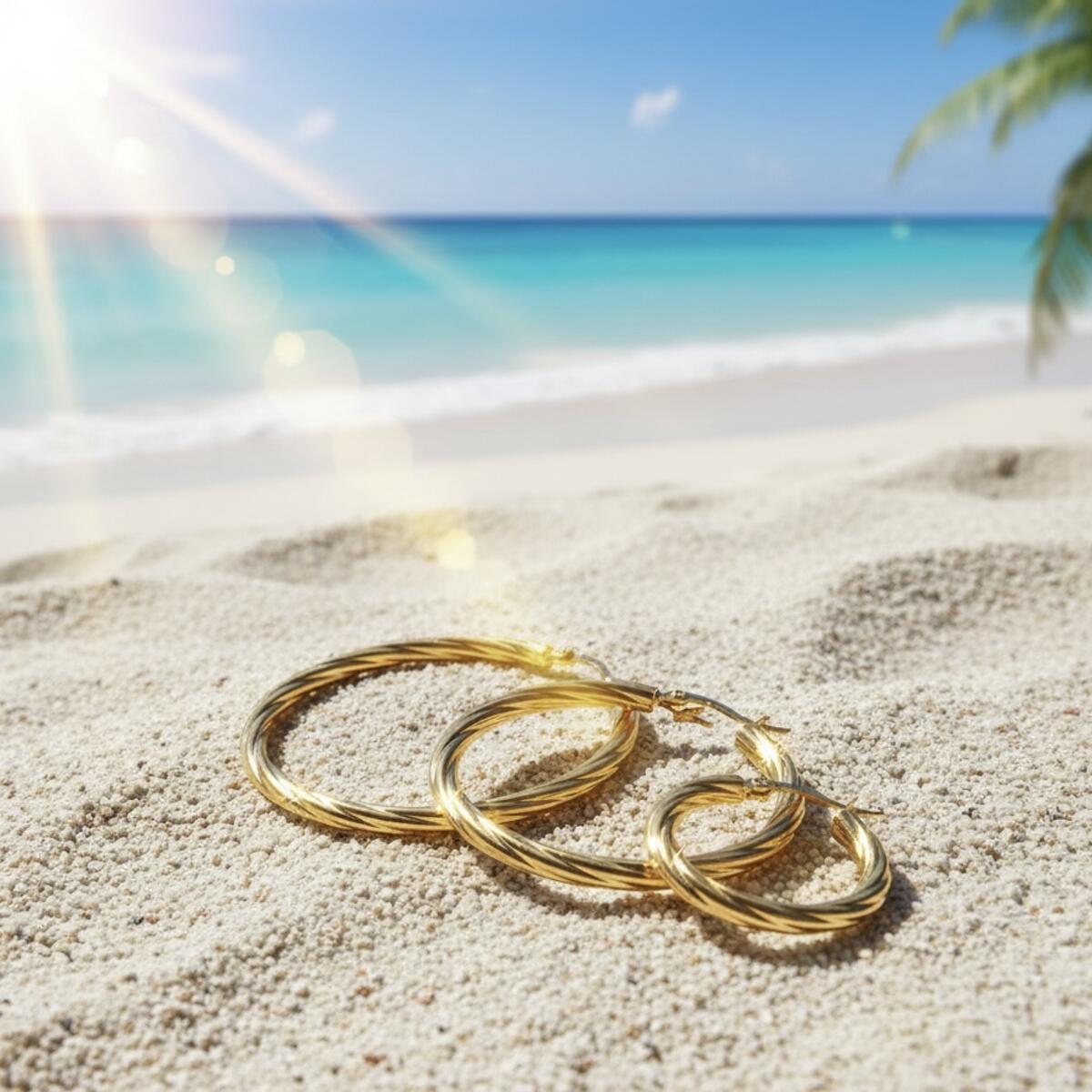 Ocean Twist Ohrringe Gold O6380D