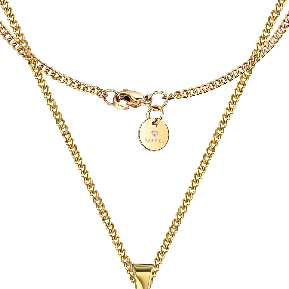 Safety Cross Kette Gold K6131D