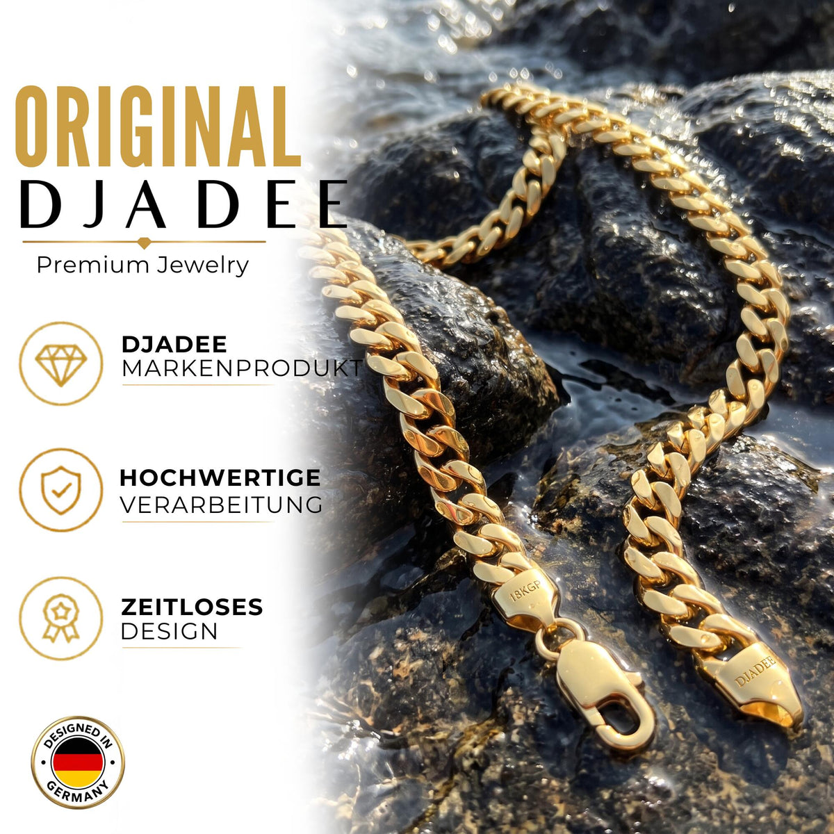Cuban Statement Kette Gold