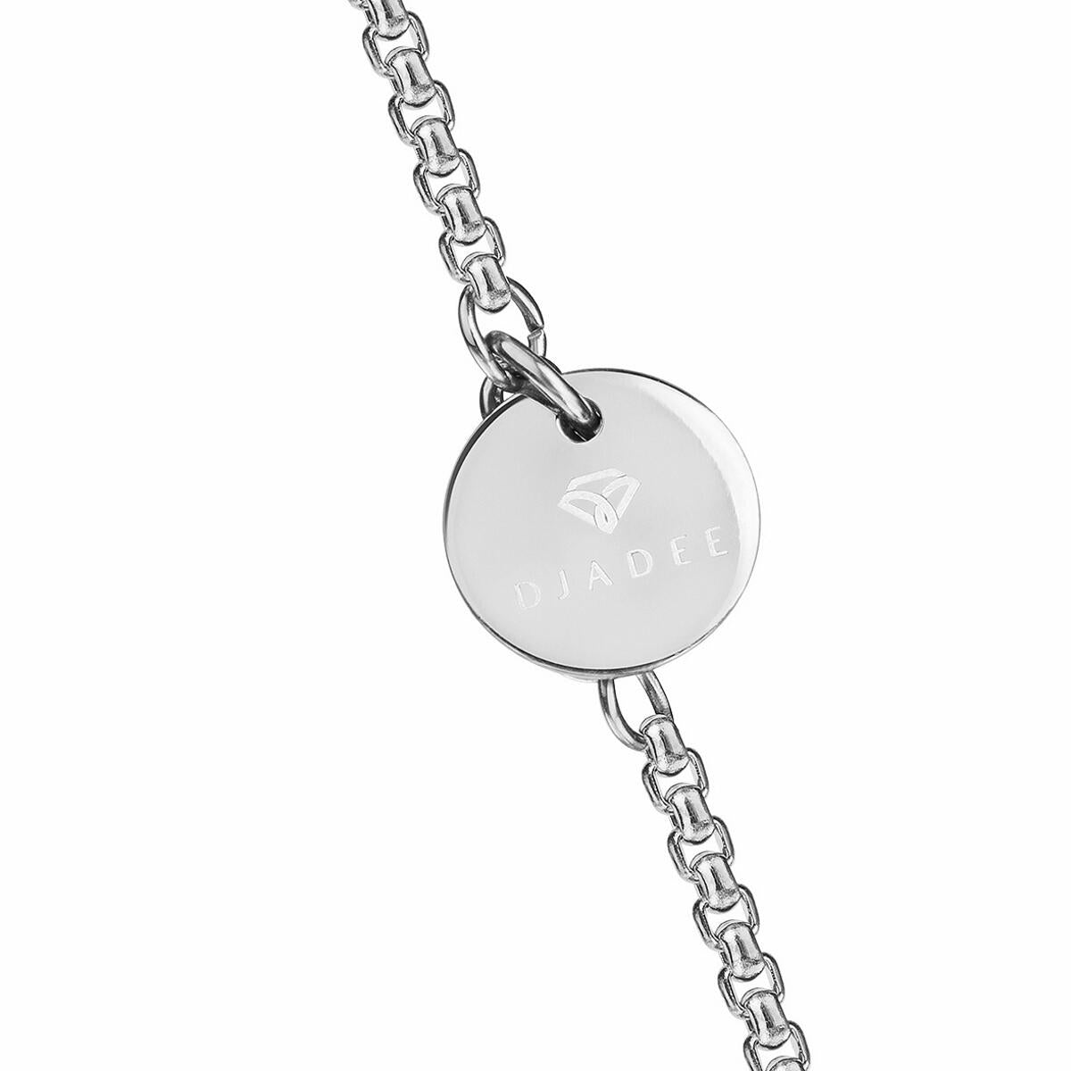 Black Octagon Kette Silber K3394D