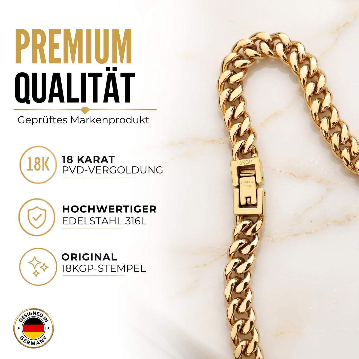 Signature Power Armband Gold