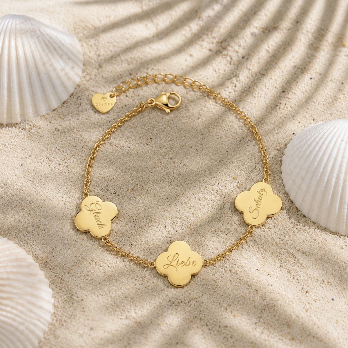 Lucky Blossom Armband Gold