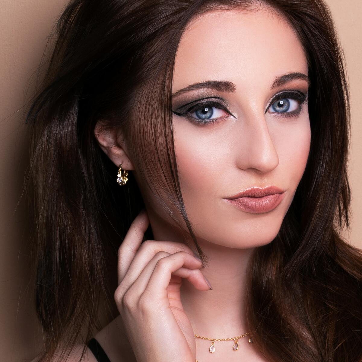 DJADEE  Earrings "Adelia" 18K Gold plated O5508D