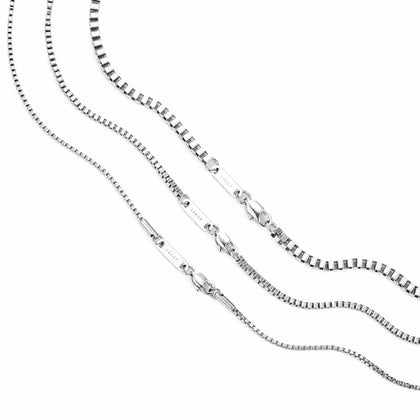 Venezian Box Kette Silber K6367D