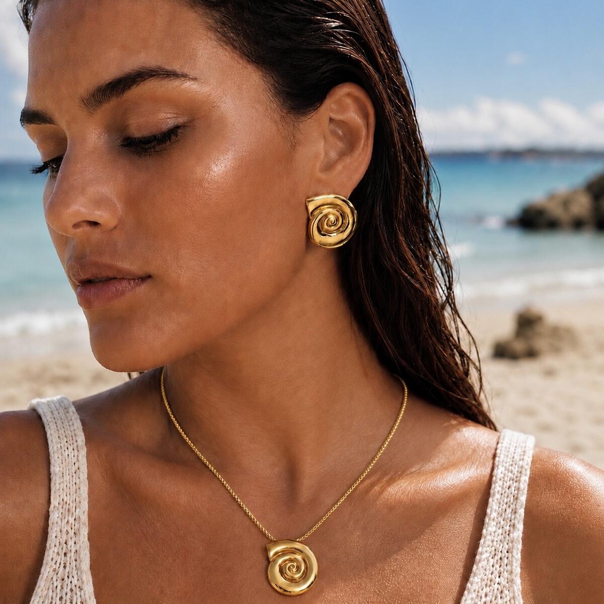 Conch Shell Kette K6292D