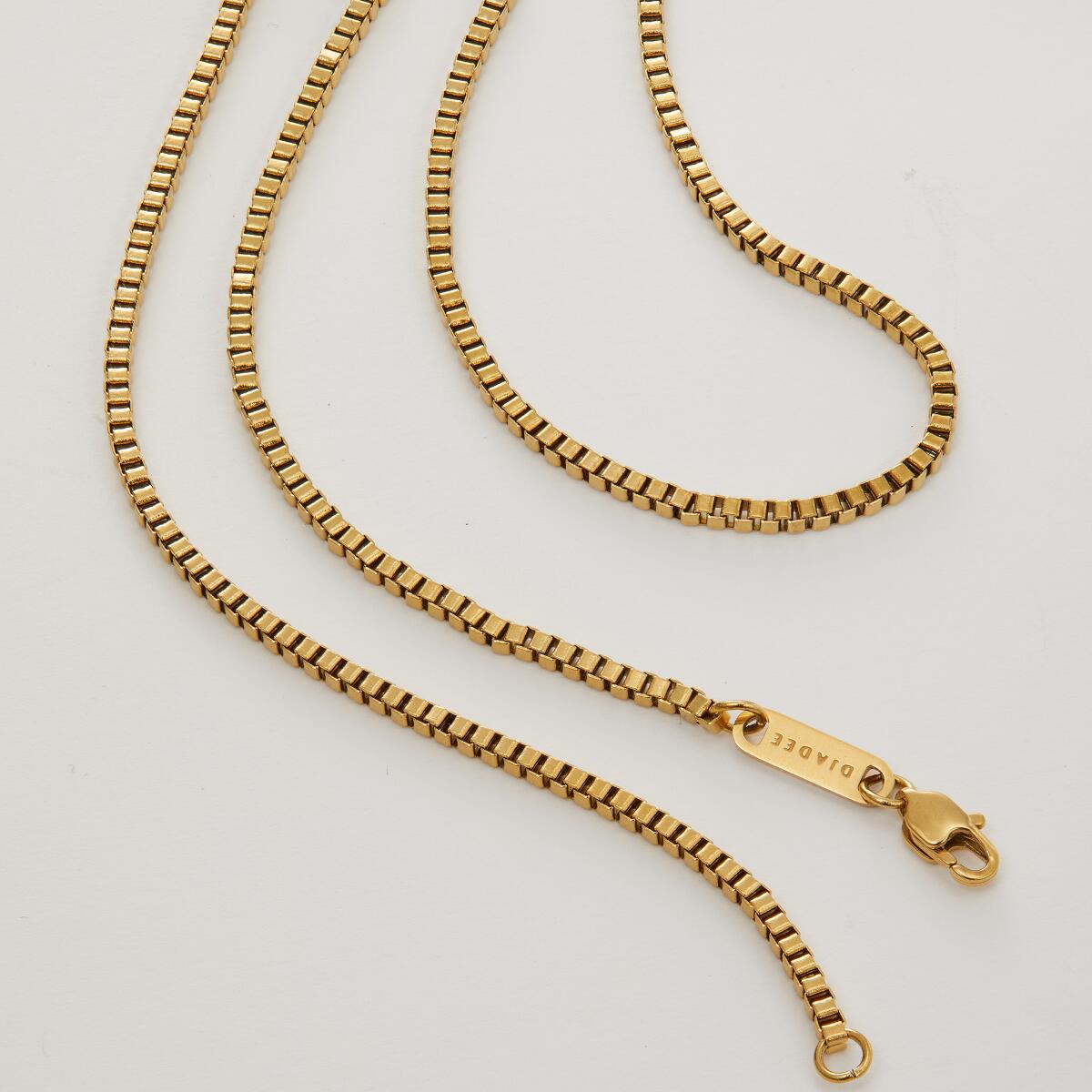 Venezian Box Kette Gold Silber K6367D