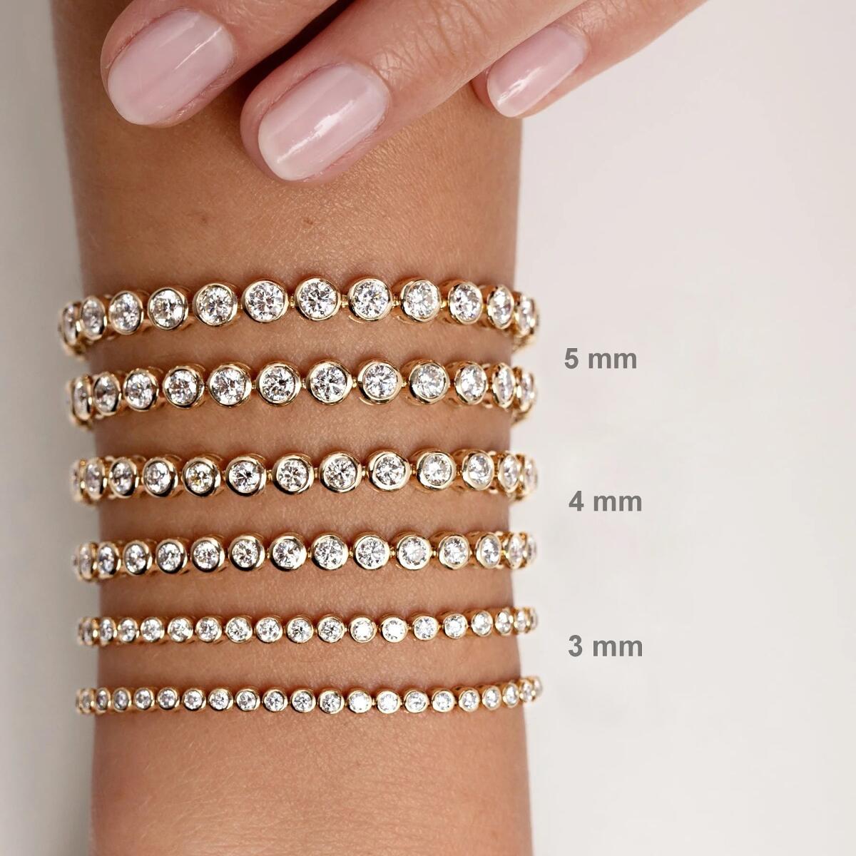 Sparkle Stones Armband Gold B3383D