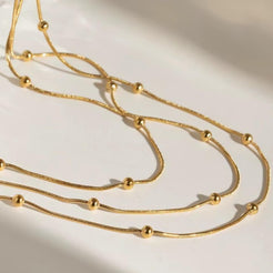 Trio Wave Set Gold
