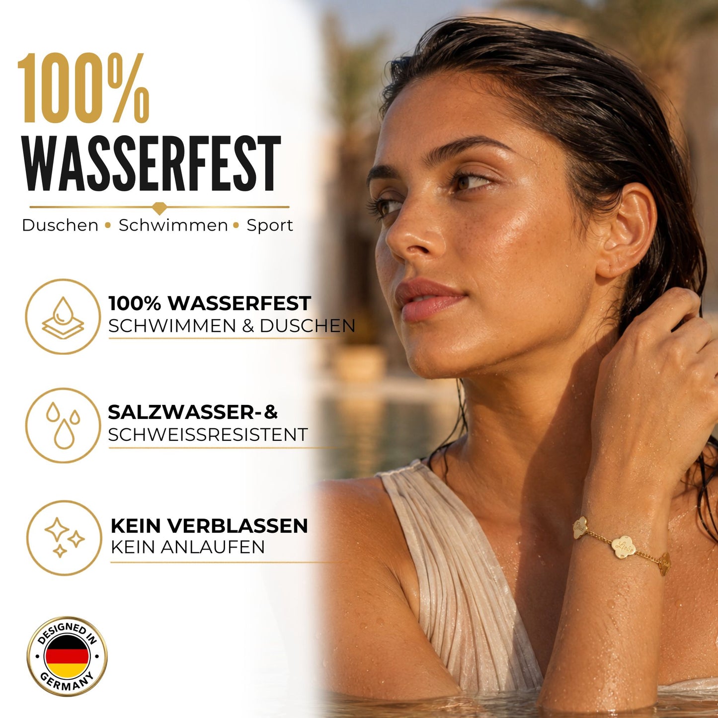 Lucky Blossom Armband Gold