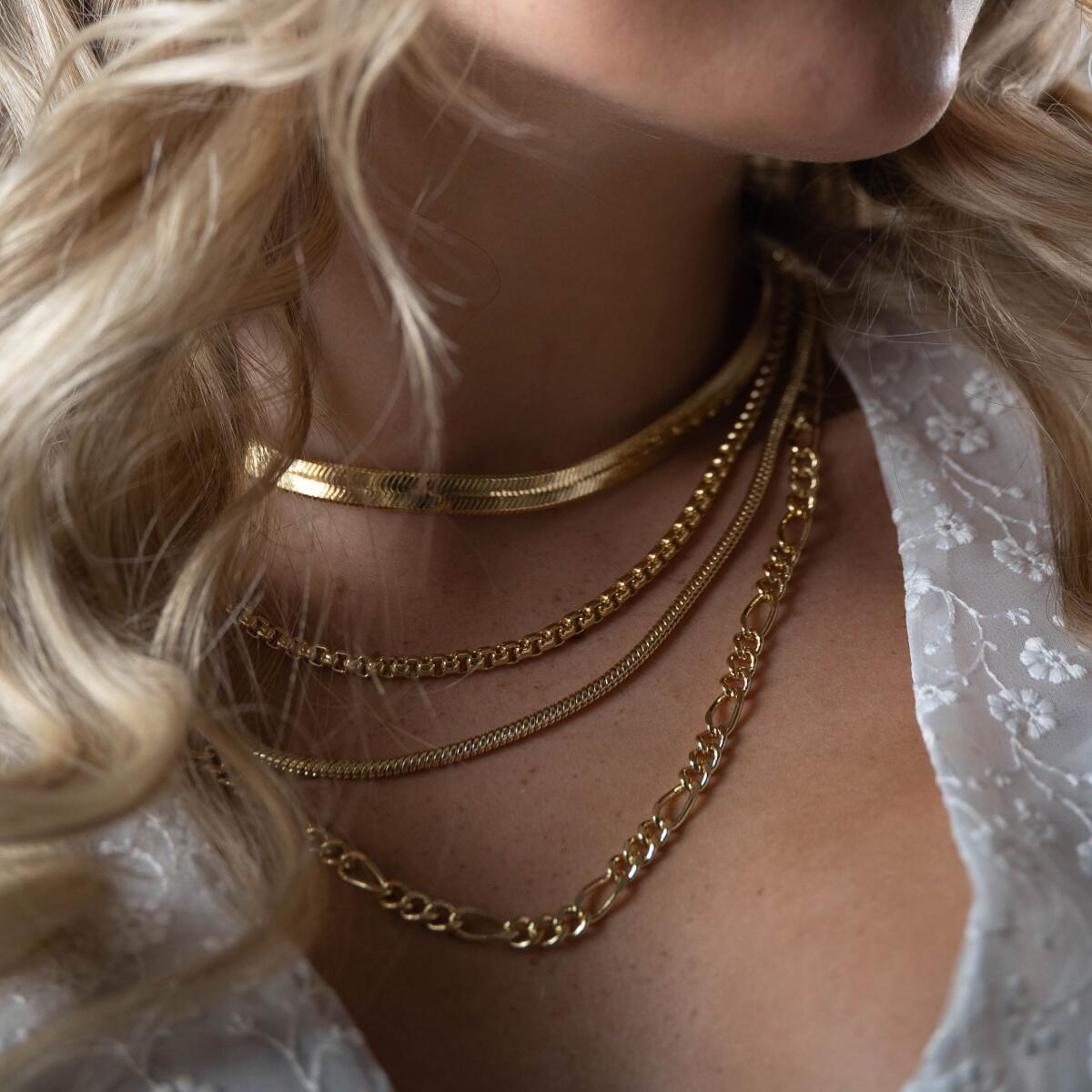 Figaro Kette Gold K6077D