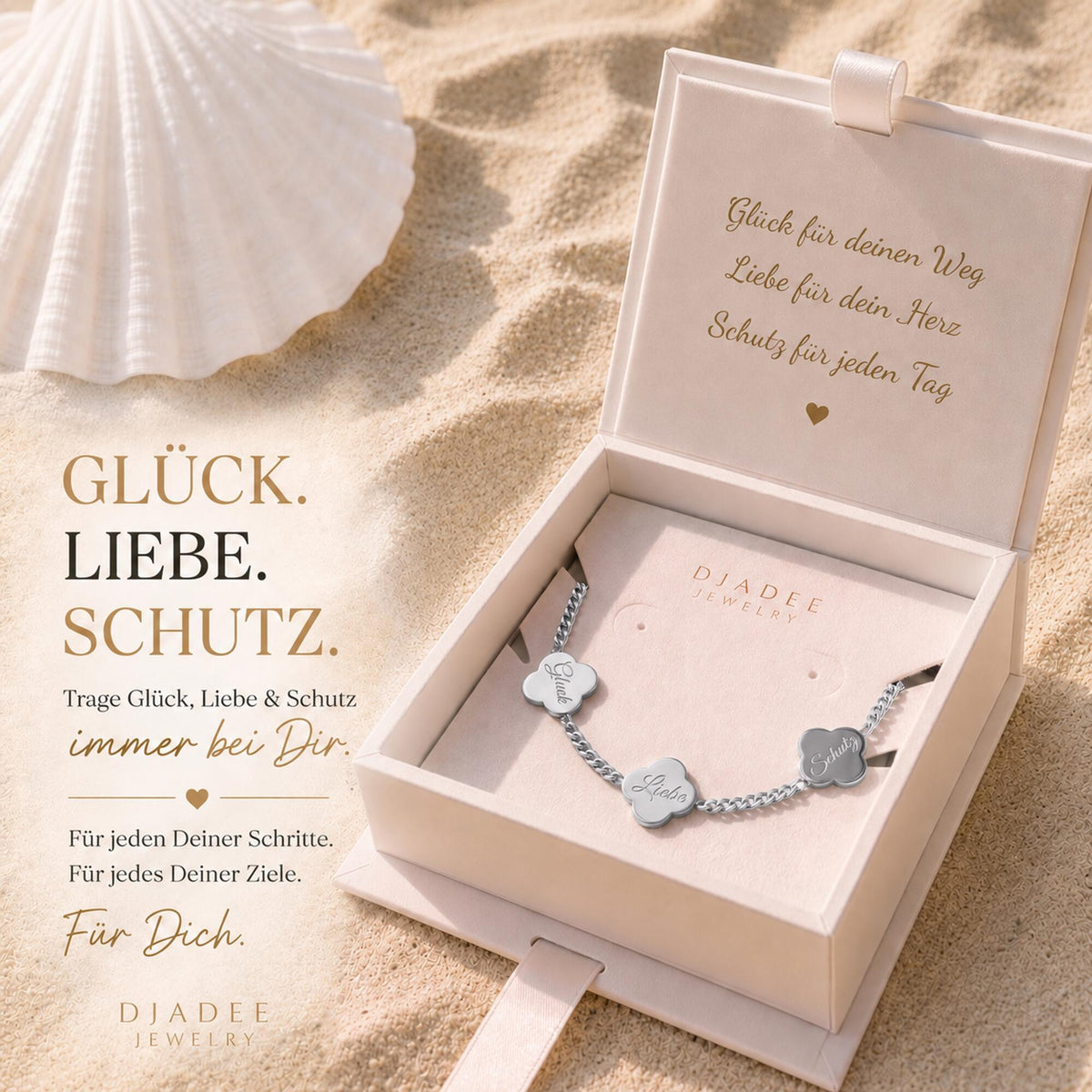 Lucky Blossom Armband Silber
