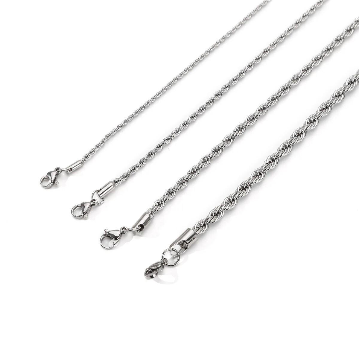Rope Kordelkette Silber K2879D