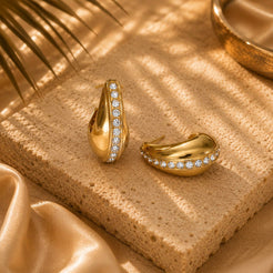 Ocean Drops Ohrringe Gold