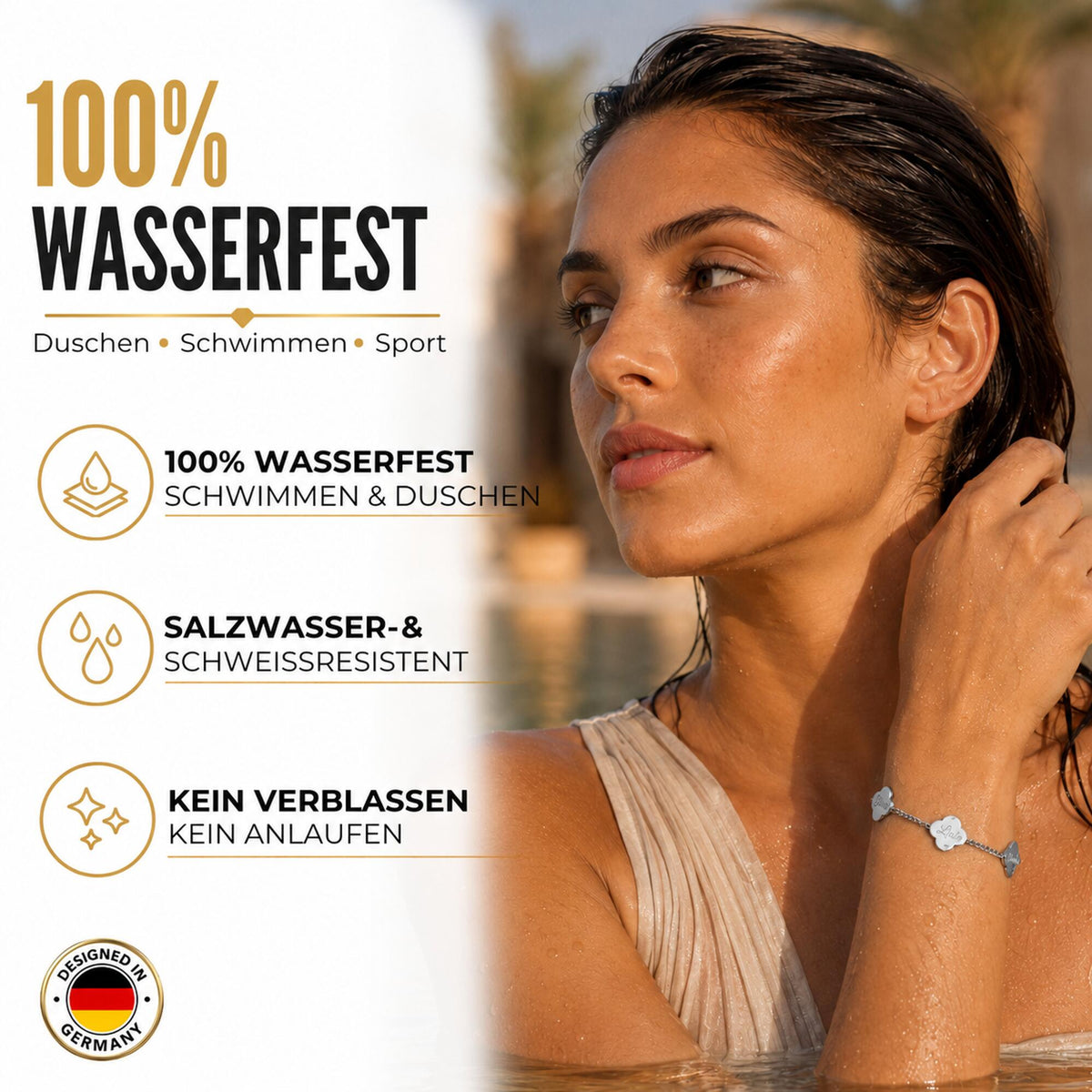 Lucky Blossom Armband Silber